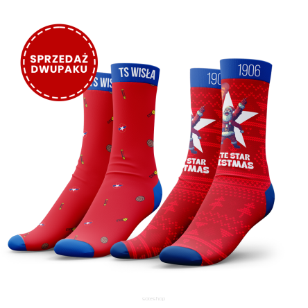 Skarpety dwupak świąteczny
