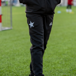 Spodnie dziecięce ADIDAS bawełniane GWIAZDA czarne