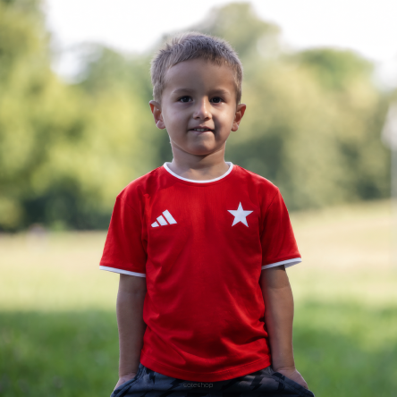 Koszulka dziecięca czerwona ADIDAS 