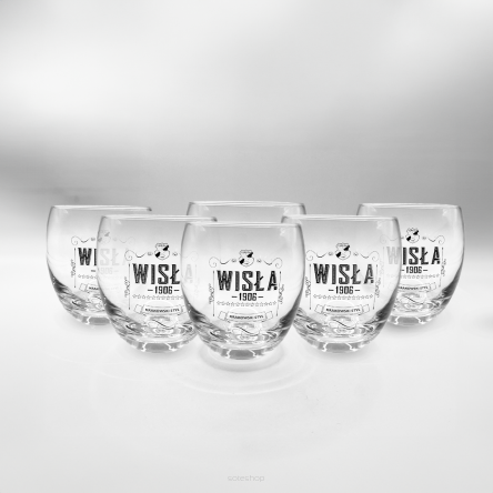 Komplet 6 szklanek do whisky KROSNO ELITE(okrągłe 300ml)