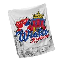 Koc minky "HERB WISŁY I KRAKOWA"