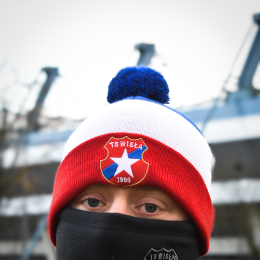 Czapka zimowa pompon "BARWY" 