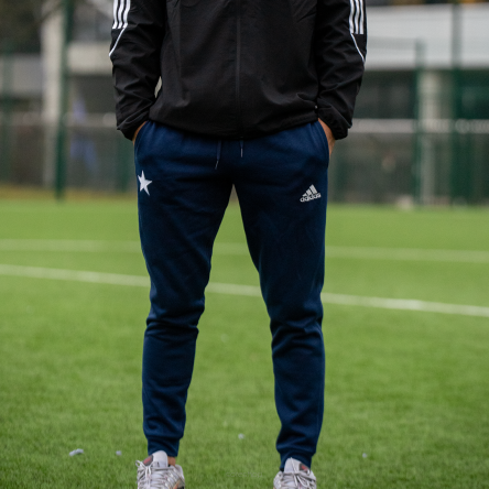 Spodnie ADIDAS bawełniane GWIAZDA granatowe