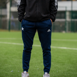 Spodnie ADIDAS bawełniane GWIAZDA granatowe