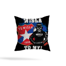 Poduszka minky "WISŁA TO MY!"