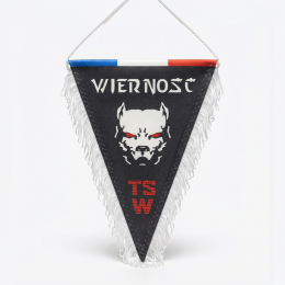 Proporzec trójkątny "WIERNOŚĆ"