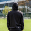 Bluza bawełniana z kapturem ADIDAS GWIAZDA czarna WYPRZEDAŻ - 3