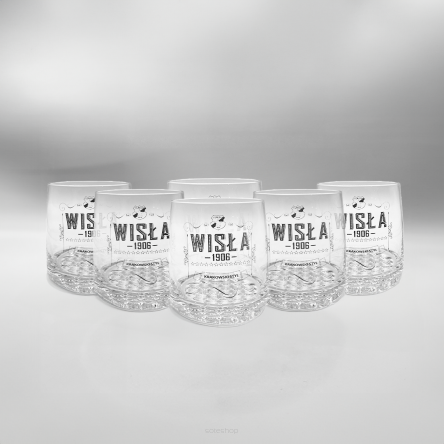 Komplet 6 szklanek do whisky KROSNO FJORD(okrągłe 300ml)