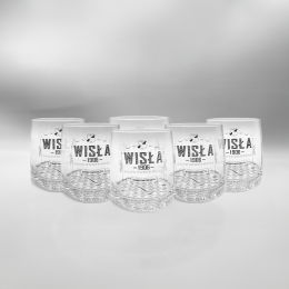 Komplet 6 szklanek do whisky KROSNO FJORD(okrągłe 300ml) 