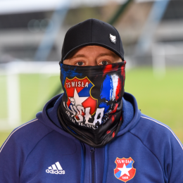 Komin podszywany polarem "OFFICIAL FANATICS"