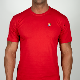 T-shirt czerwony "Kolorowa gumka" 