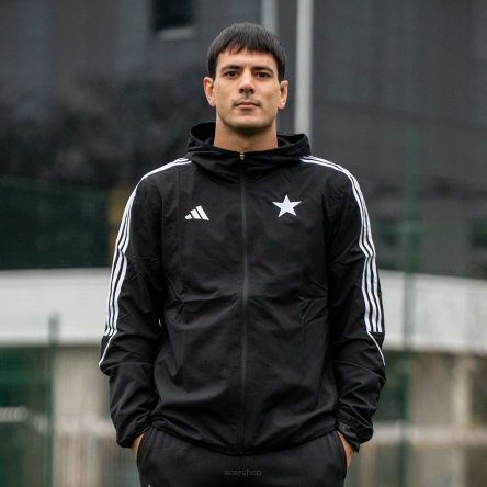 Kurtka wiatrówka ADIDAS GWIAZDA czarna
