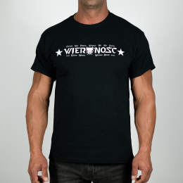 T-shirt męski czarny "Wierność"