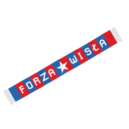 Szalik "FORZA WISŁA DUMA POLSKI"