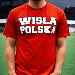 Koszulka czerwona "WISŁA POLSKA"